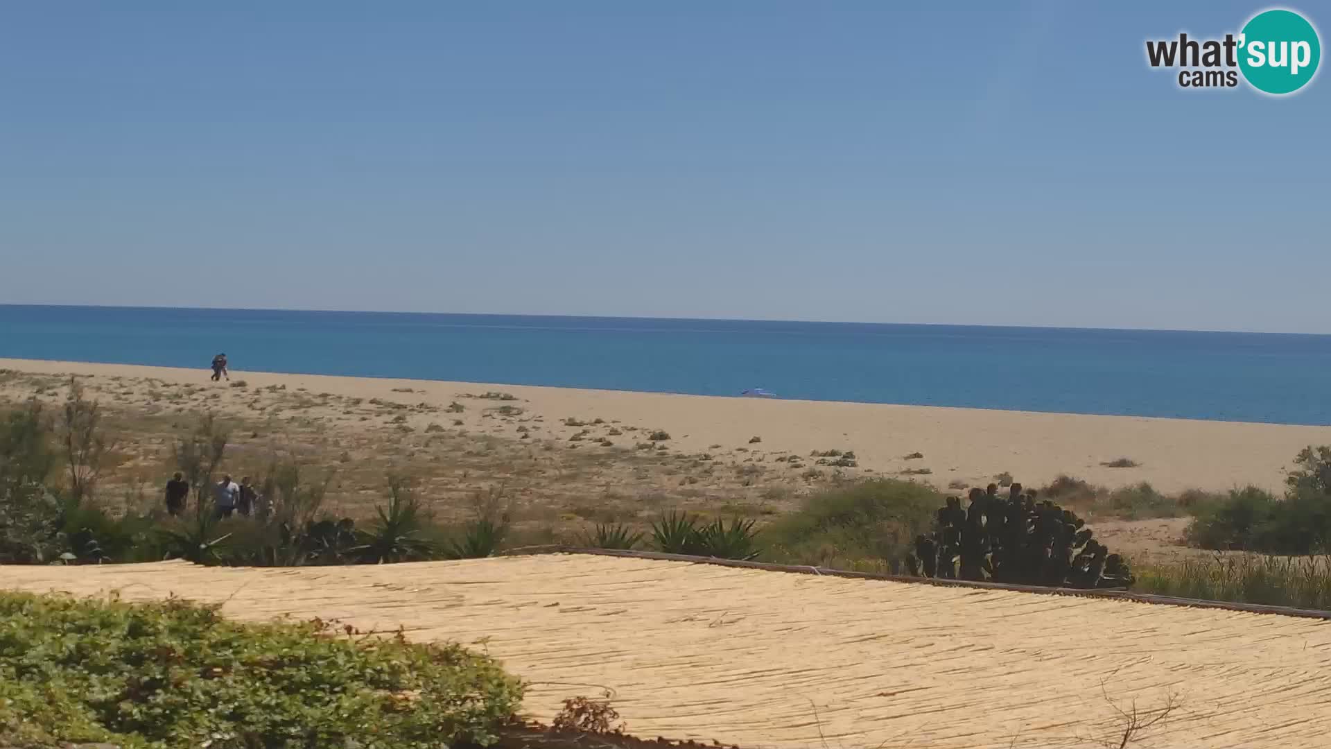 Spletna kamera Marina di Orosei – plaža v Sardiniji – Italija