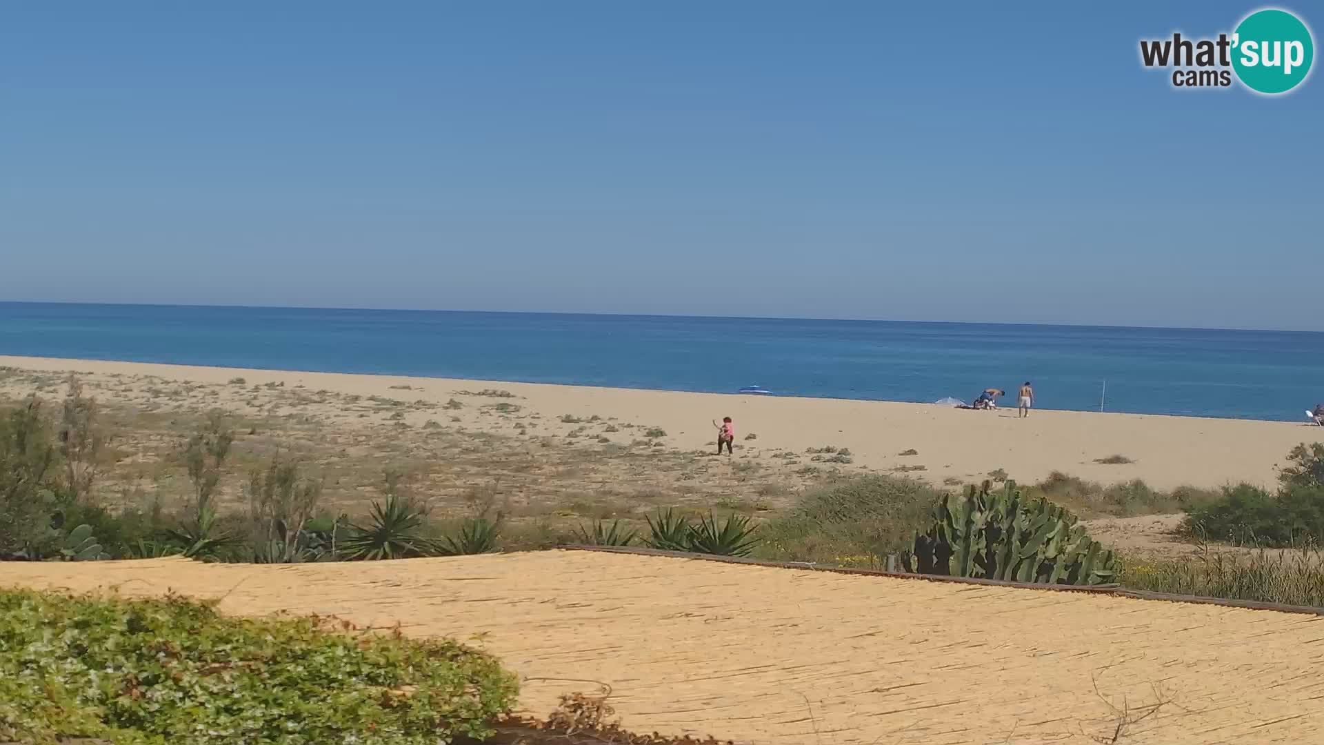 Camera en vivo Marina di Orosei – playa in Cerdeña – Italia