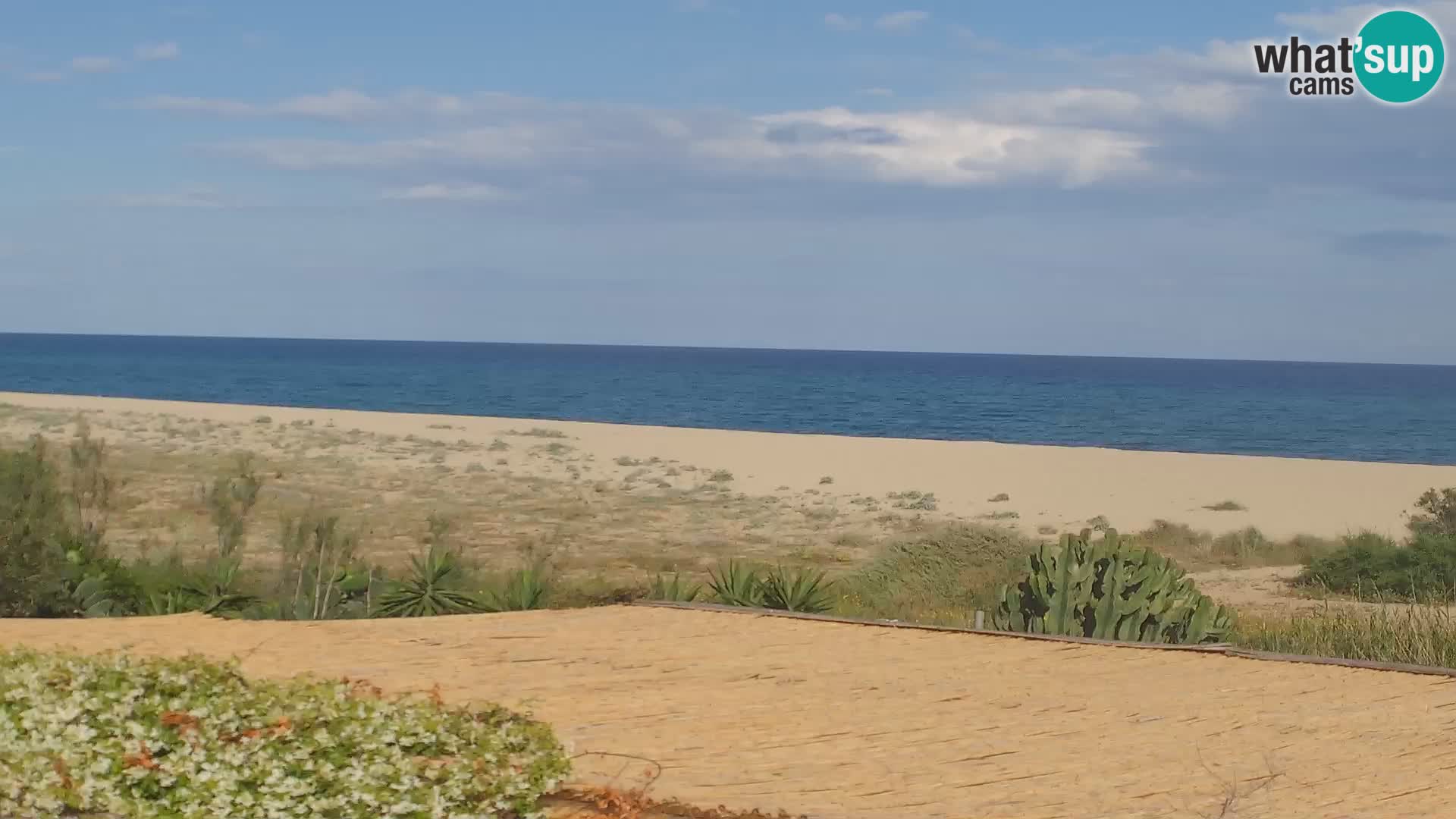 Live Webcam Marina di Orosei – beach in Sardinia – Italy