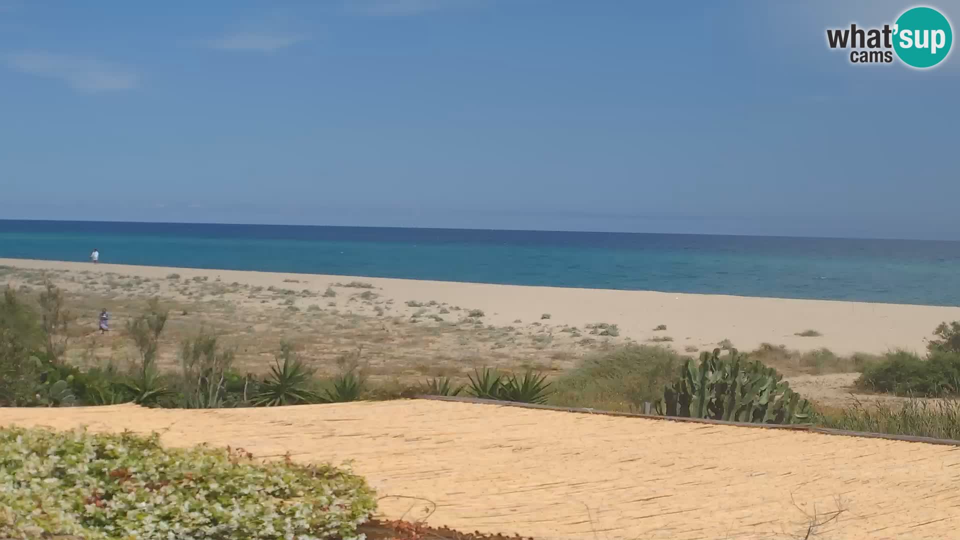 Spletna kamera Marina di Orosei – plaža v Sardiniji – Italija