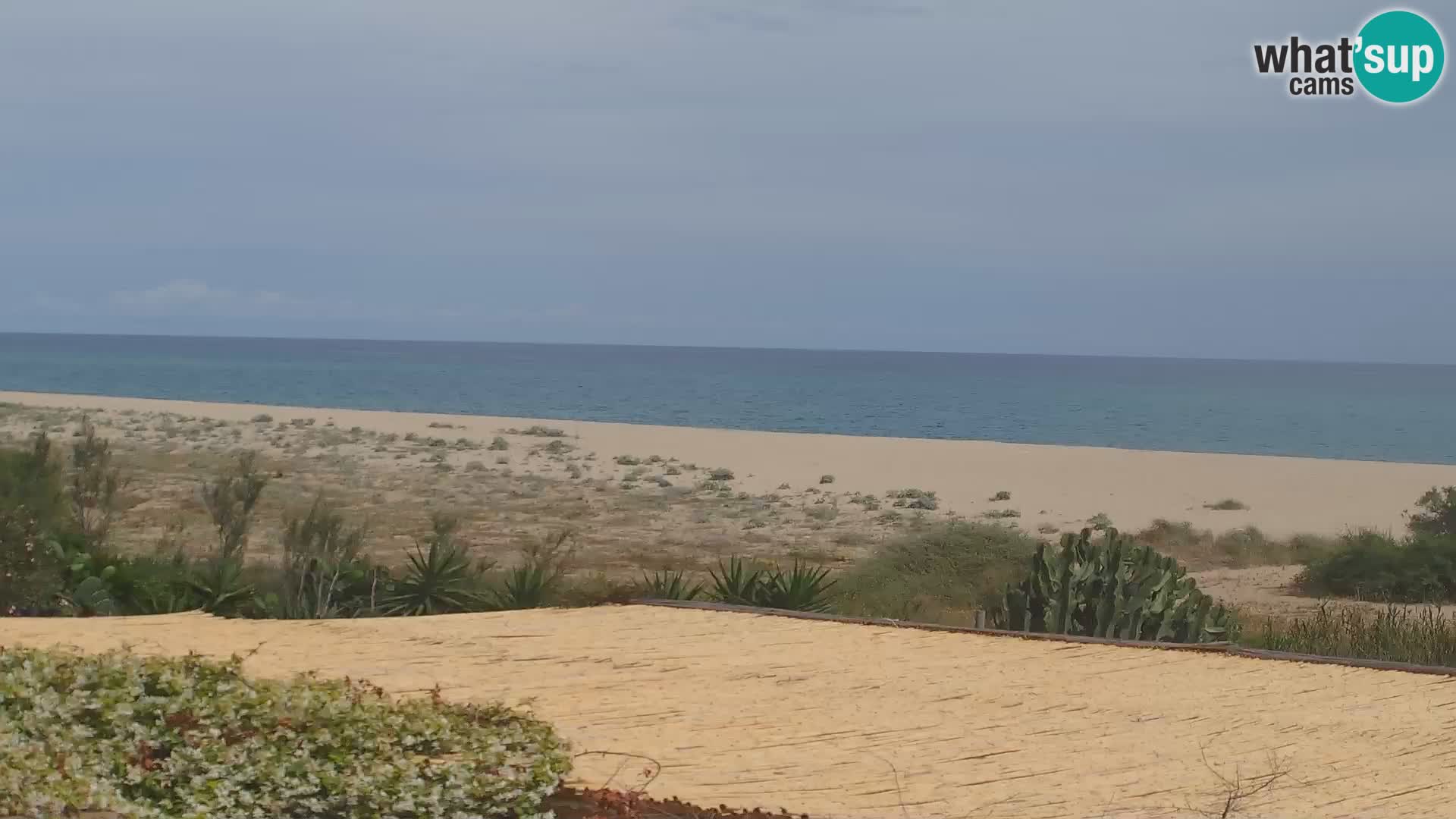 Live Webcam Marina di Orosei – beach in Sardinia – Italy