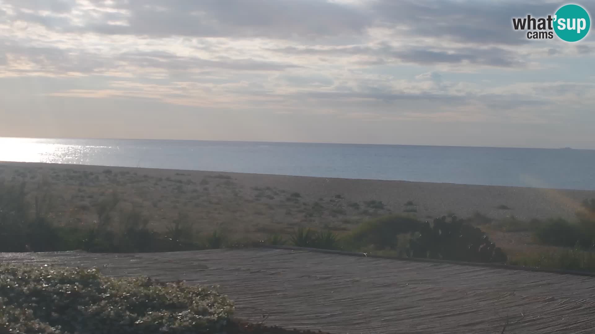 Spletna kamera Marina di Orosei – plaža v Sardiniji – Italija