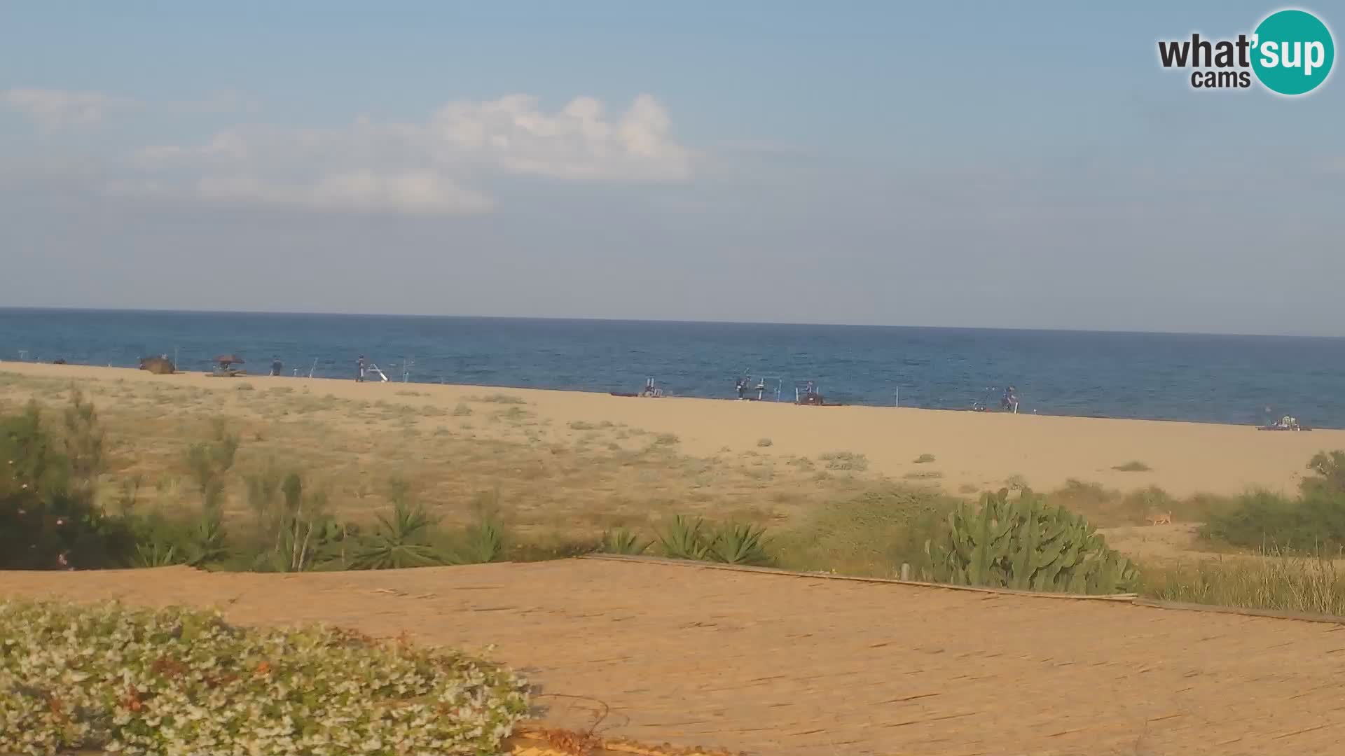 Live Webcam Marina di Orosei – beach in Sardinia – Italy