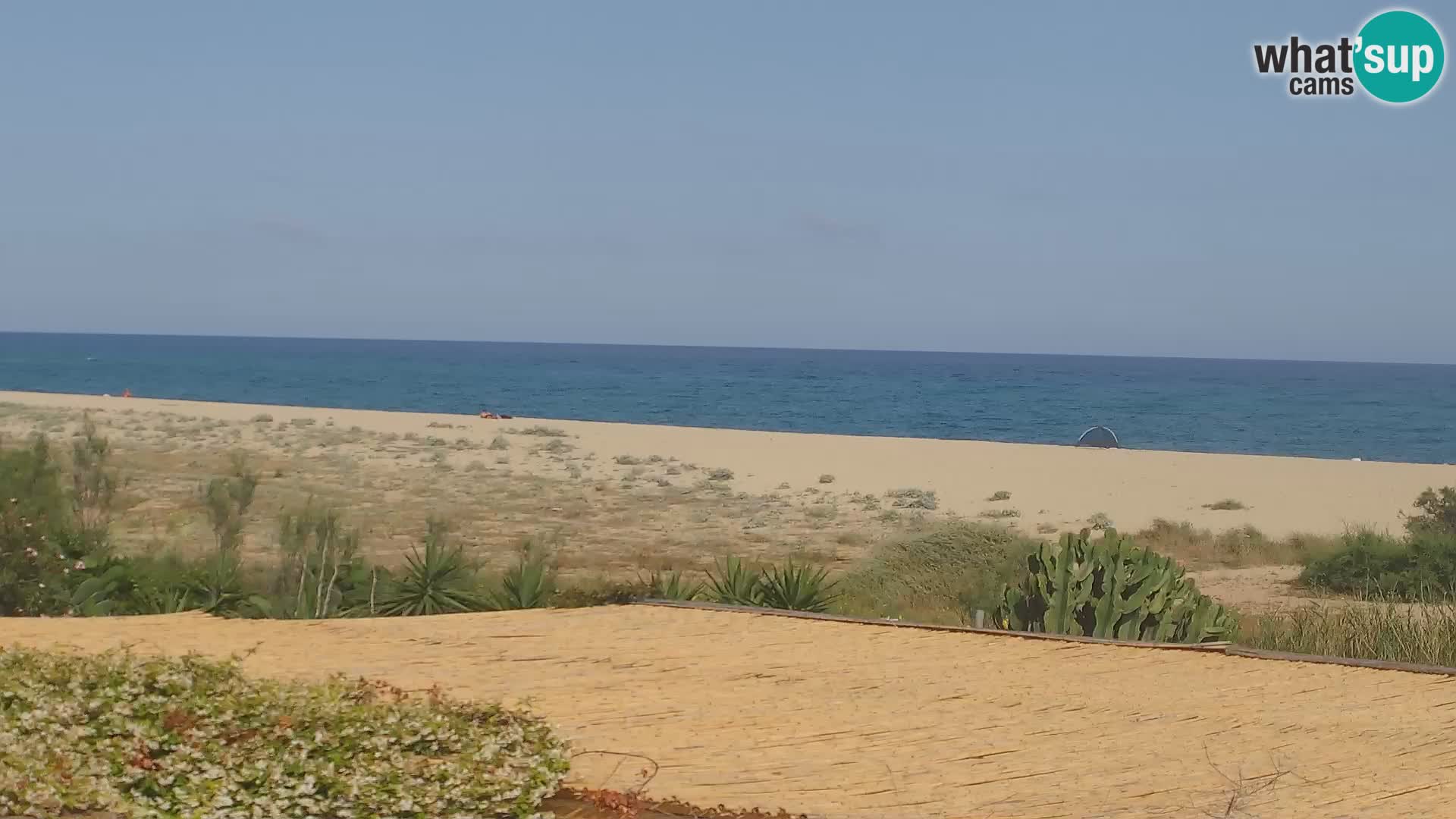 Live Webcam Marina di Orosei – beach in Sardinia – Italy