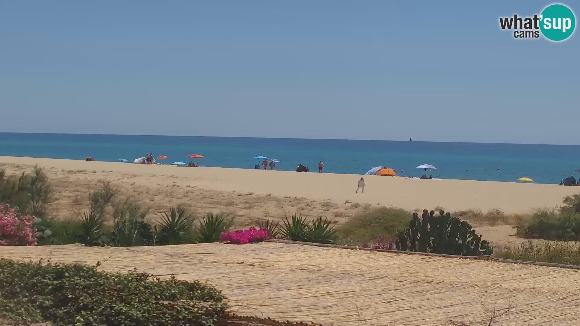 Live Webcam Marina di Orosei – beach in Sardinia – Italy