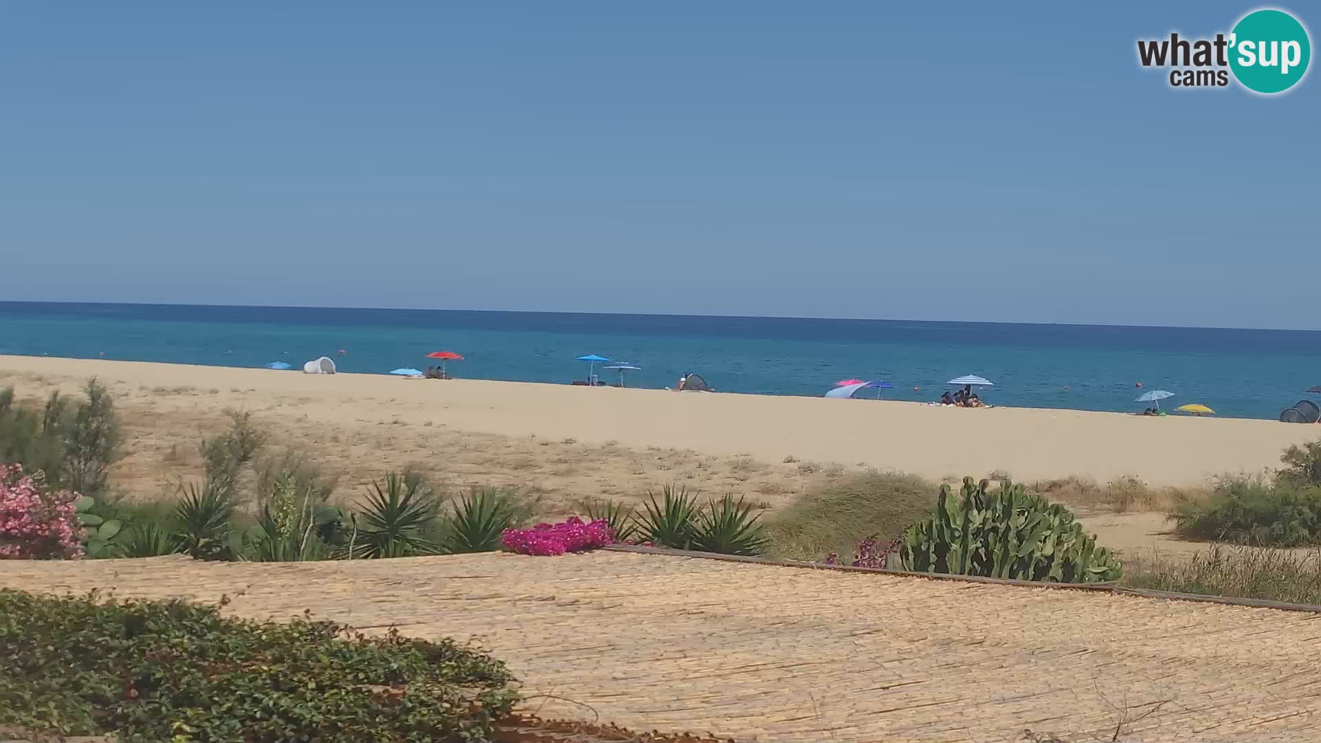 Spletna kamera Marina di Orosei – plaža v Sardiniji – Italija