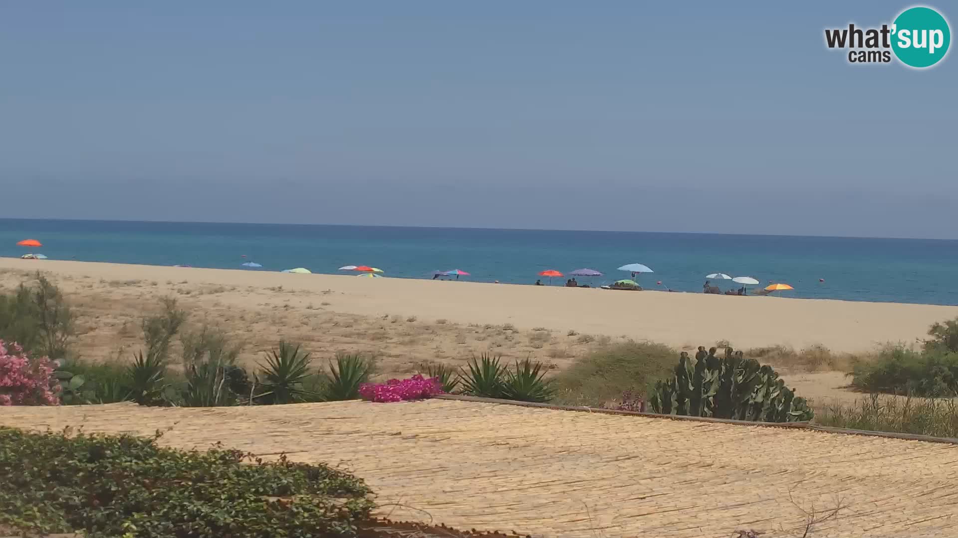 Live Webcam Marina di Orosei – beach in Sardinia – Italy