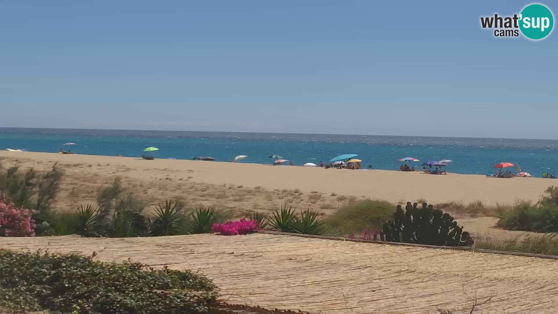 Live Webcam Marina di Orosei – beach in Sardinia – Italy