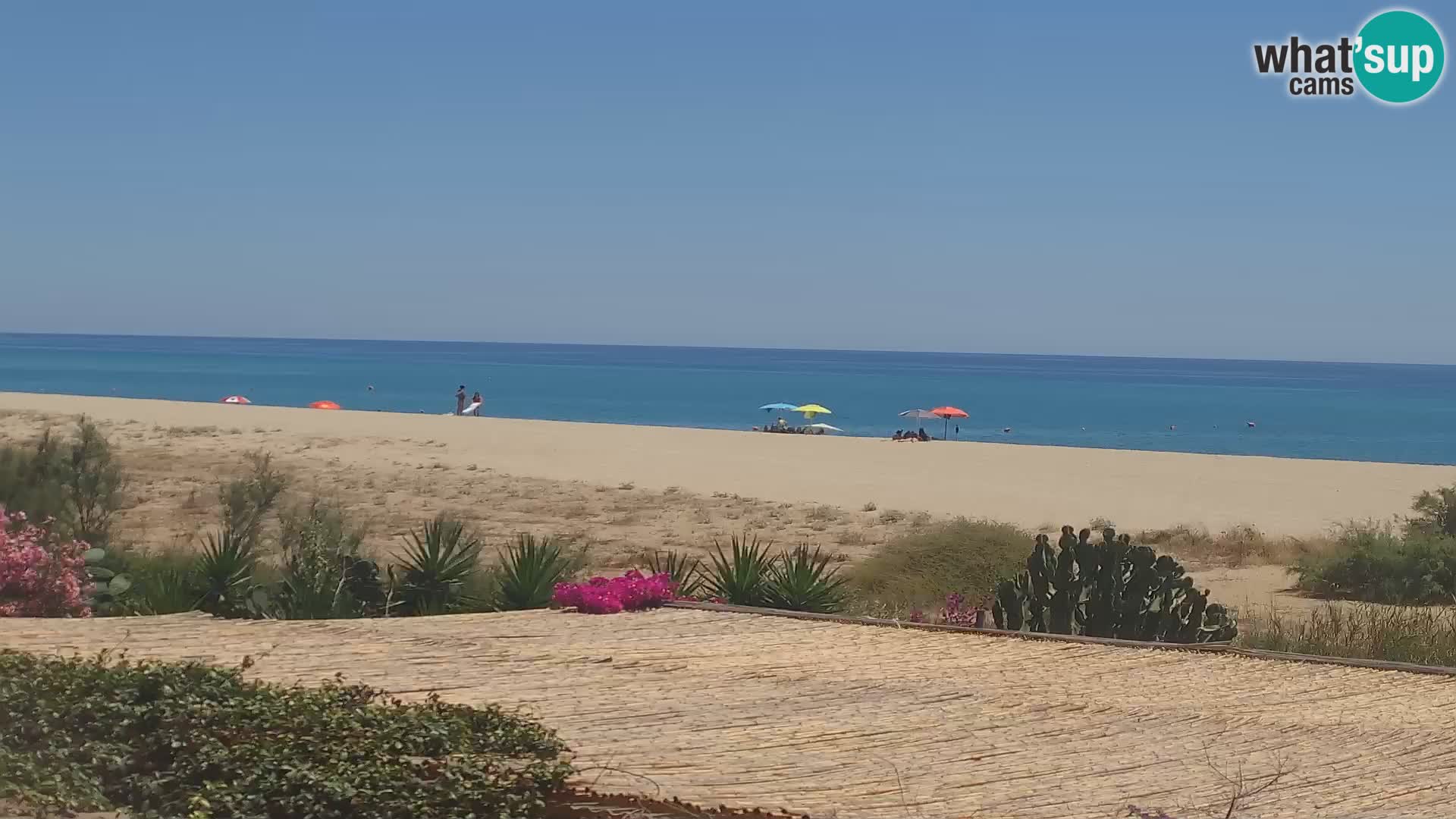 Spletna kamera Marina di Orosei – plaža v Sardiniji – Italija