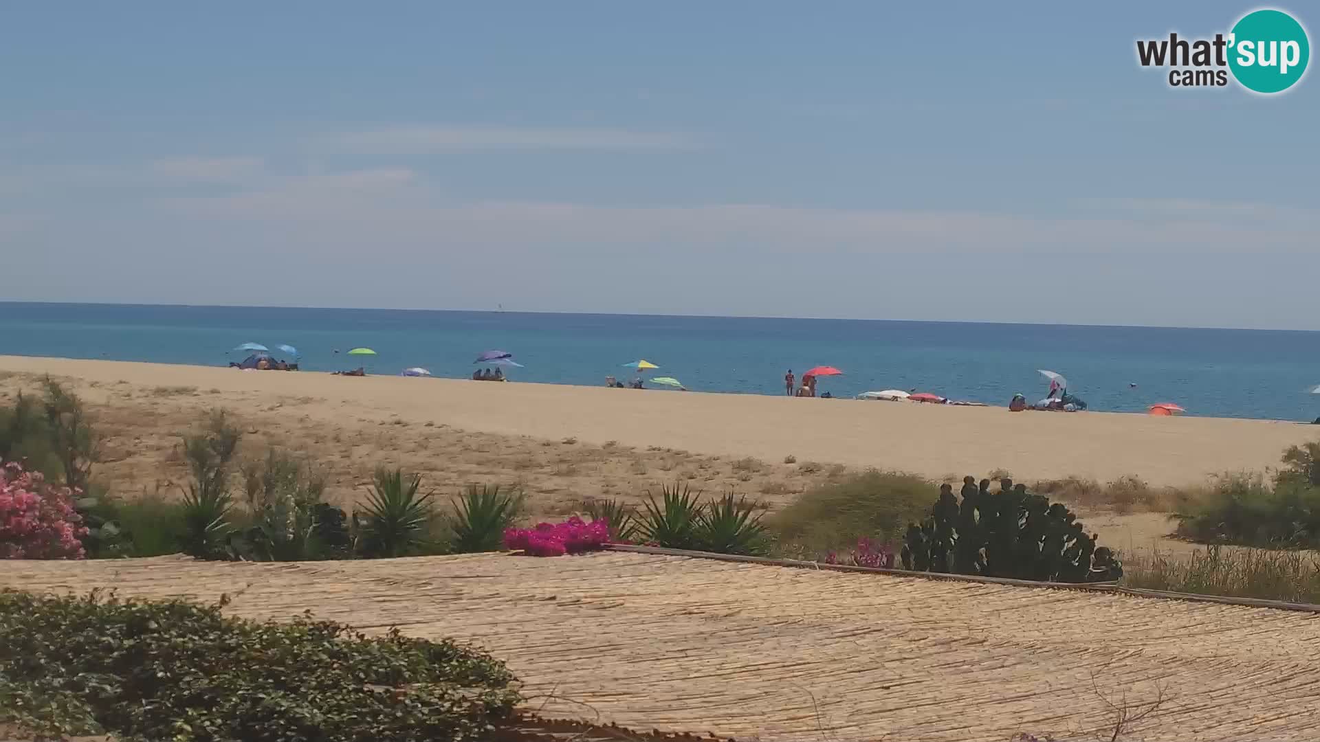 Live Webcam Marina di Orosei – beach in Sardinia – Italy