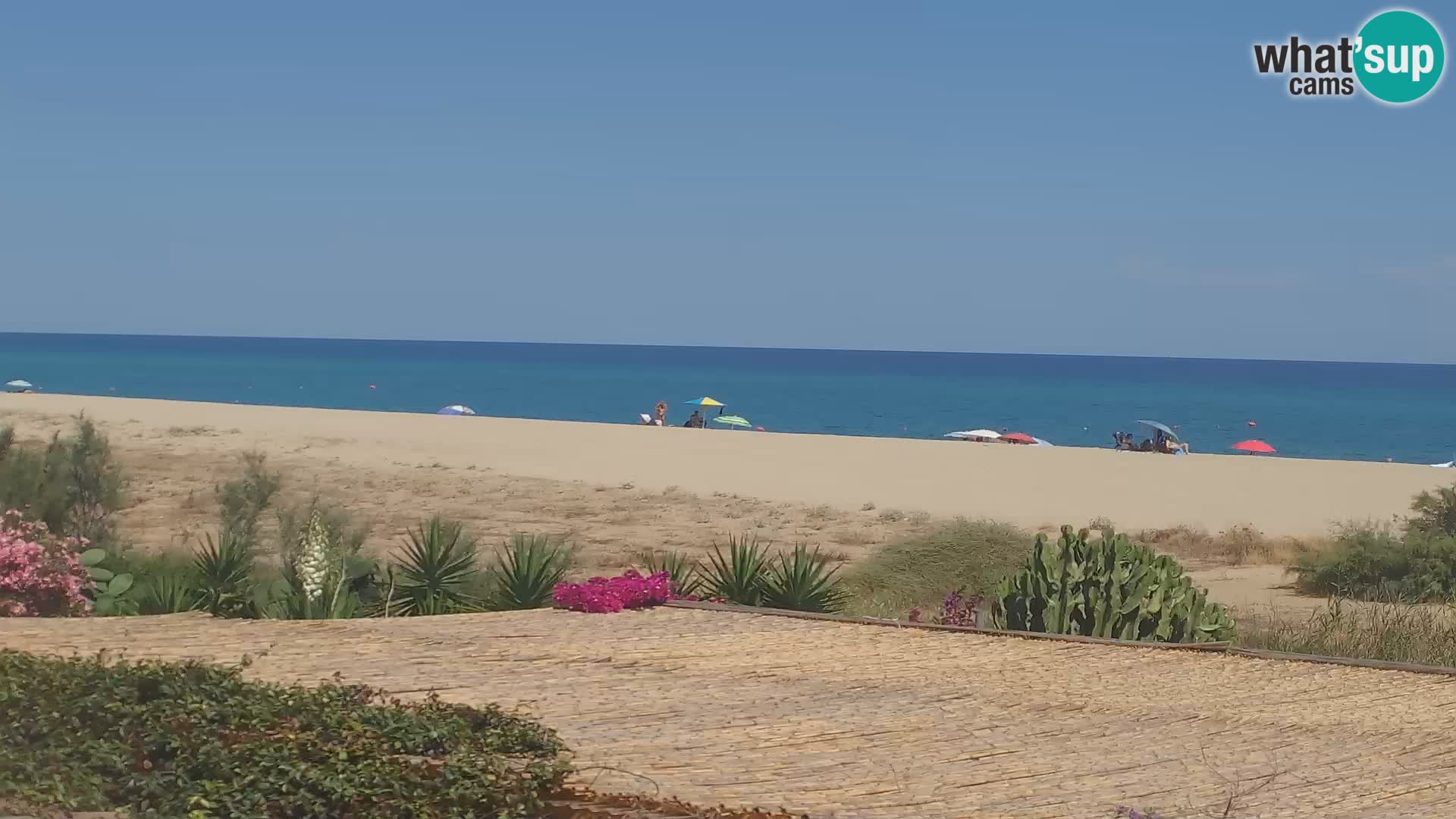 Live Webcam Marina di Orosei – beach in Sardinia – Italy