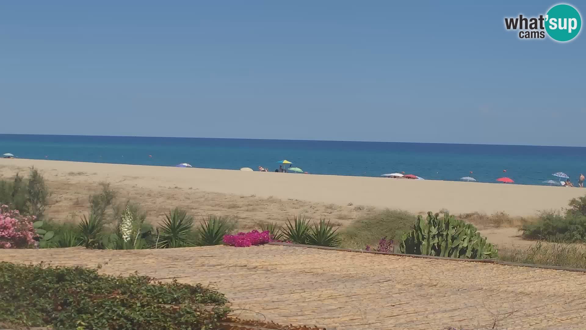 Spletna kamera Marina di Orosei – plaža v Sardiniji – Italija