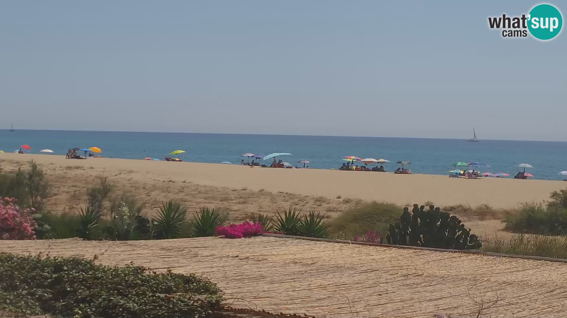Spletna kamera Marina di Orosei – plaža v Sardiniji – Italija