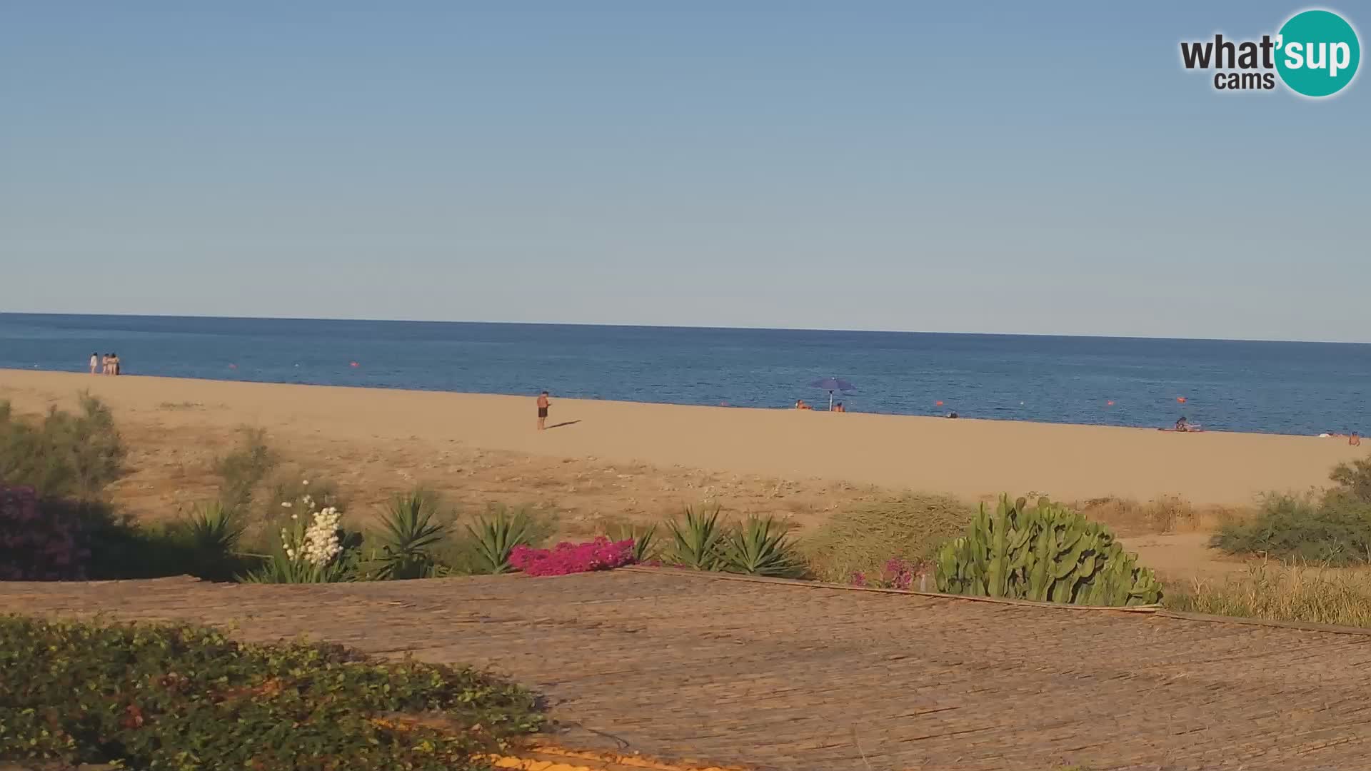 Live Webcam Marina di Orosei – beach in Sardinia – Italy