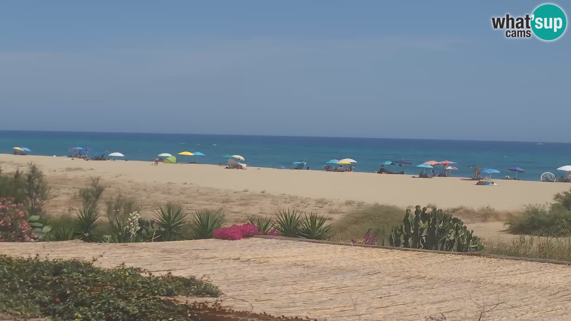 Live Webcam Marina di Orosei – beach in Sardinia – Italy