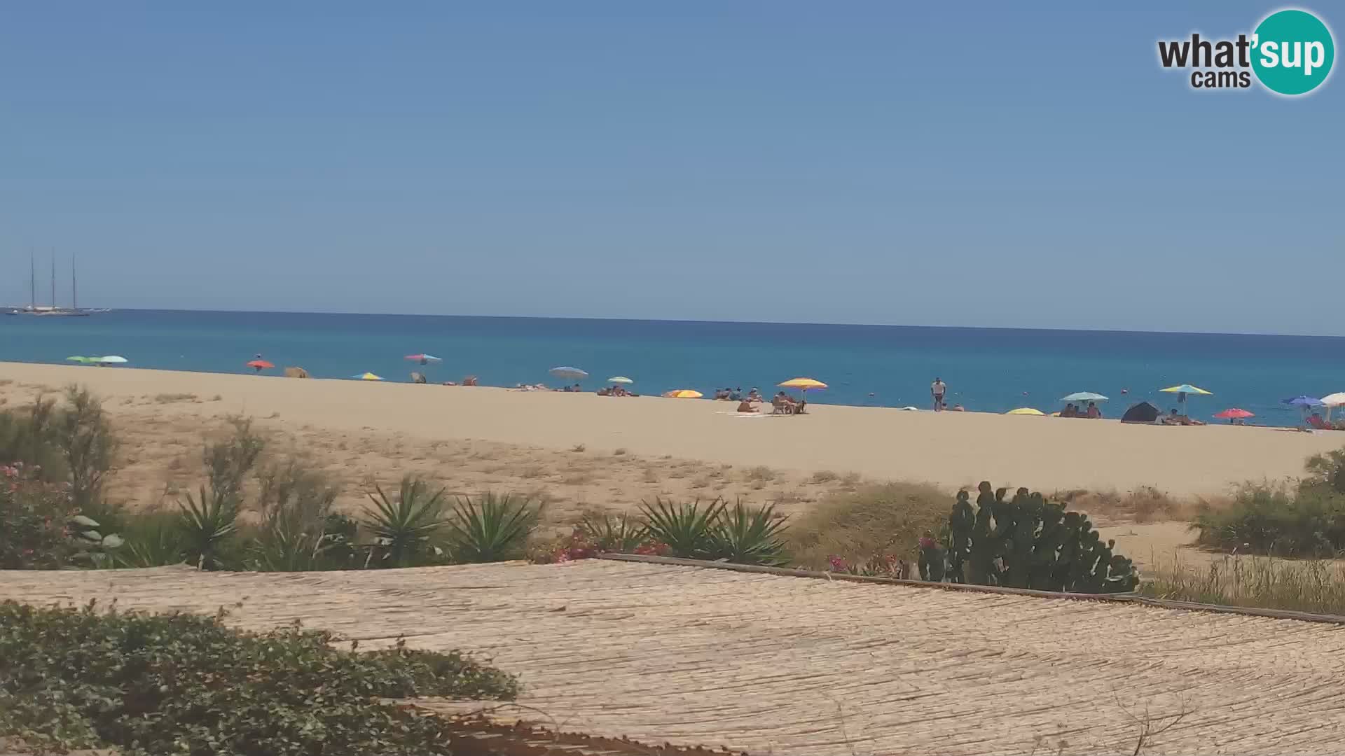 Camera en vivo Marina di Orosei – playa in Cerdeña – Italia