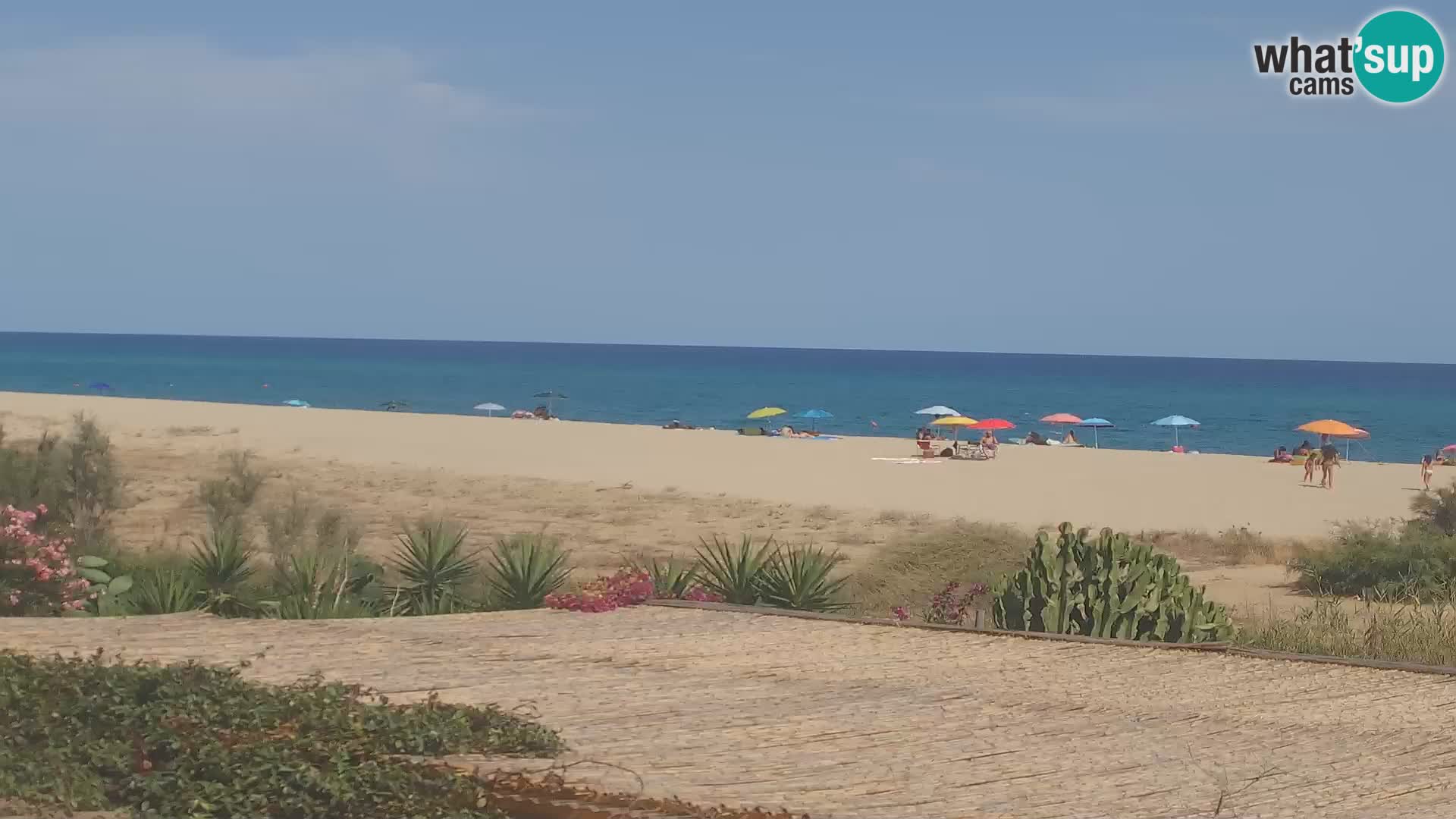Spletna kamera Marina di Orosei – plaža v Sardiniji – Italija