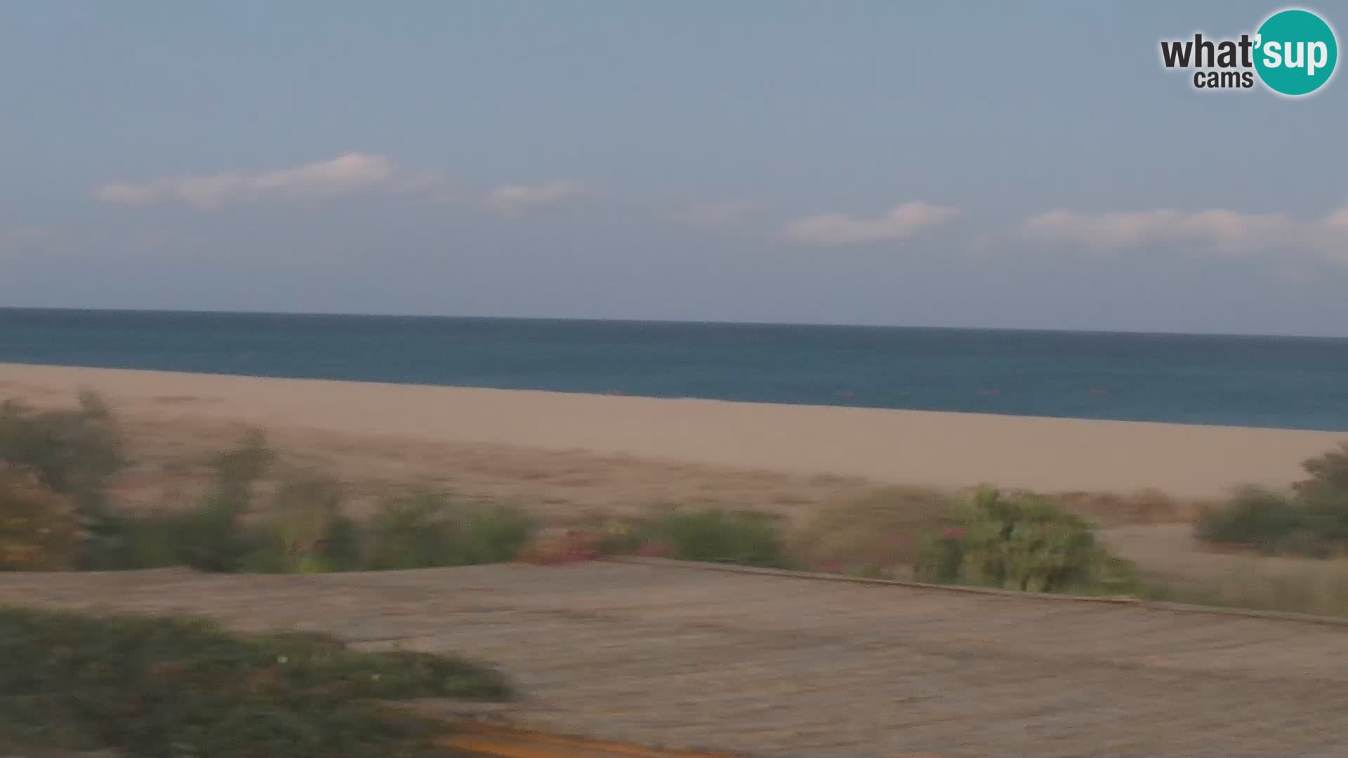 Live Webcam Marina di Orosei – beach in Sardinia – Italy