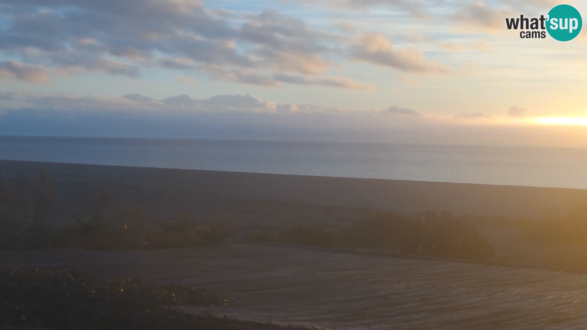 Live Webcam Marina di Orosei – beach in Sardinia – Italy