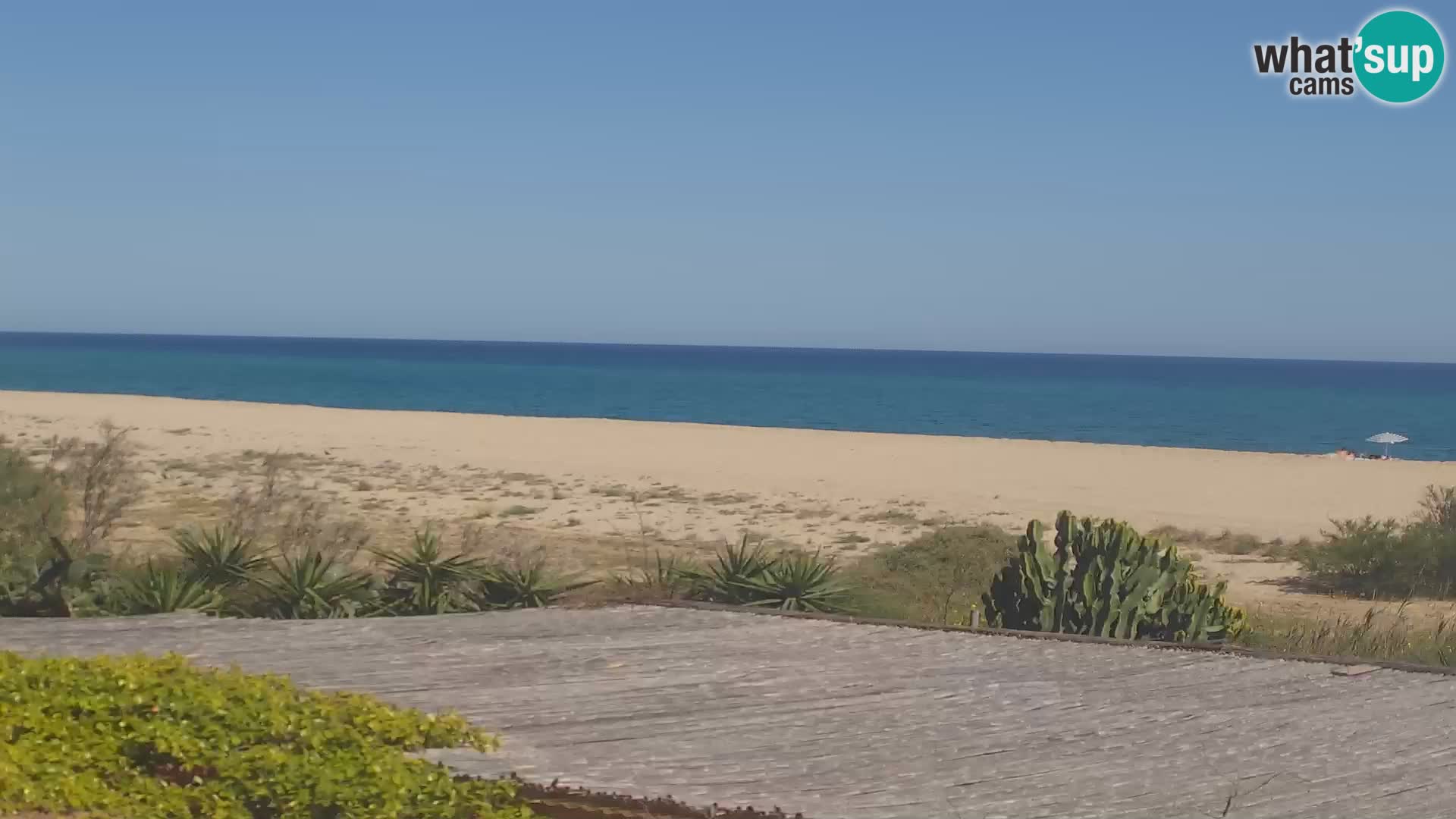 Live Webcam Marina di Orosei – beach in Sardinia – Italy