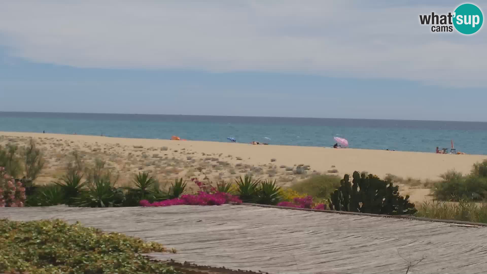 Spletna kamera Marina di Orosei – plaža v Sardiniji – Italija