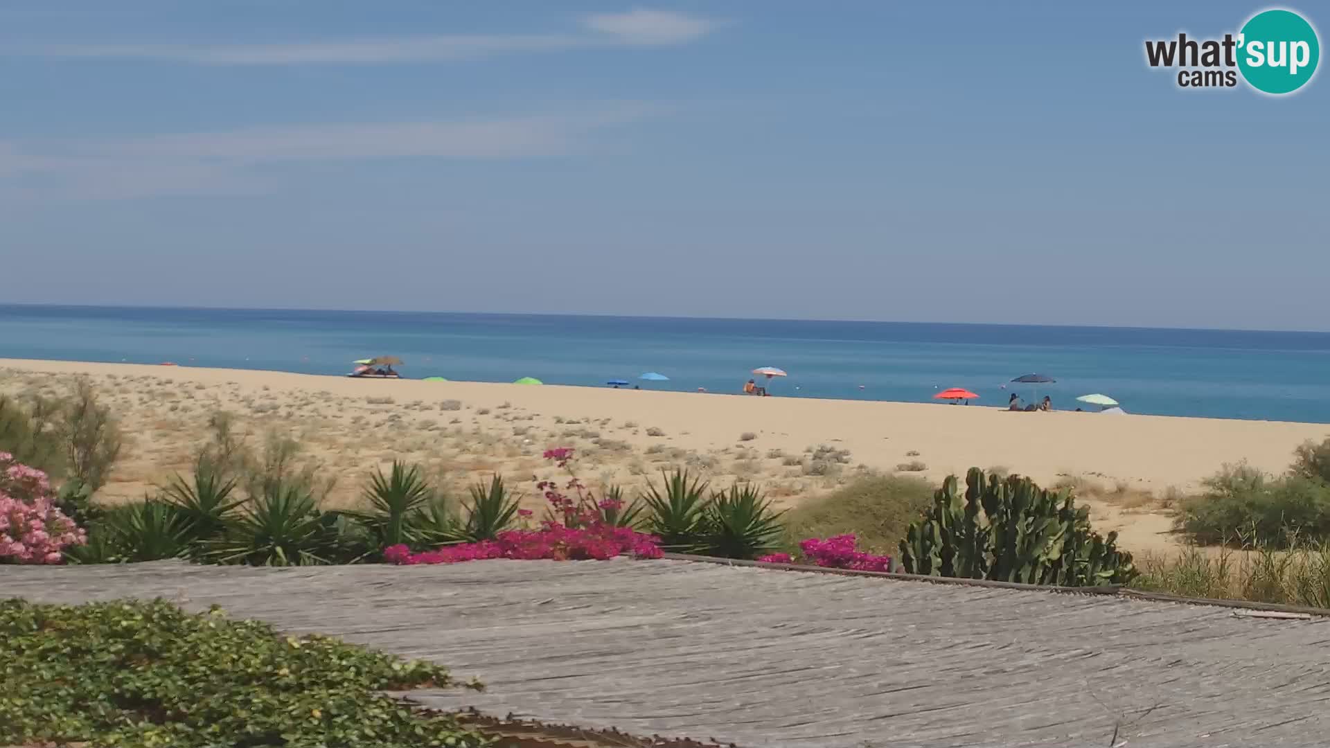 Live Webcam Marina di Orosei – beach in Sardinia – Italy