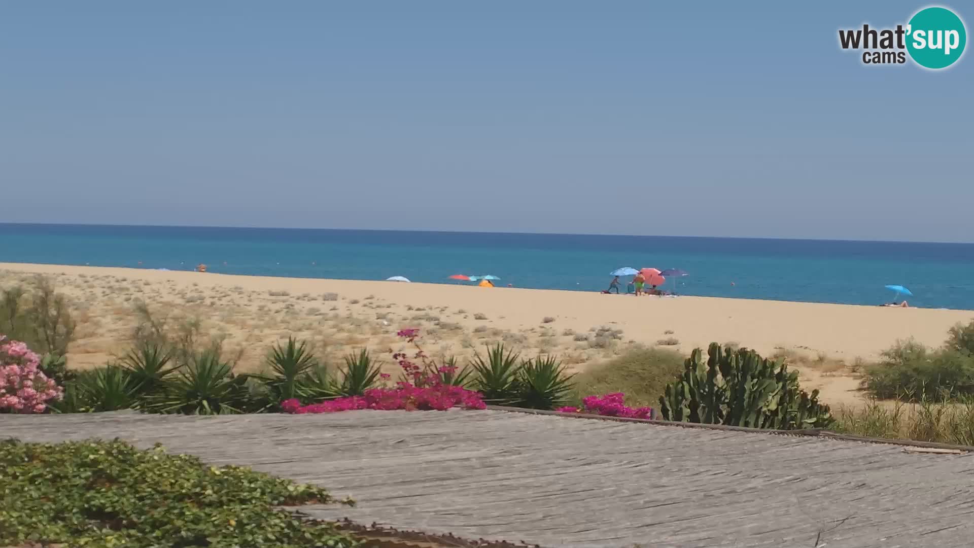 Live Webcam Marina di Orosei – beach in Sardinia – Italy