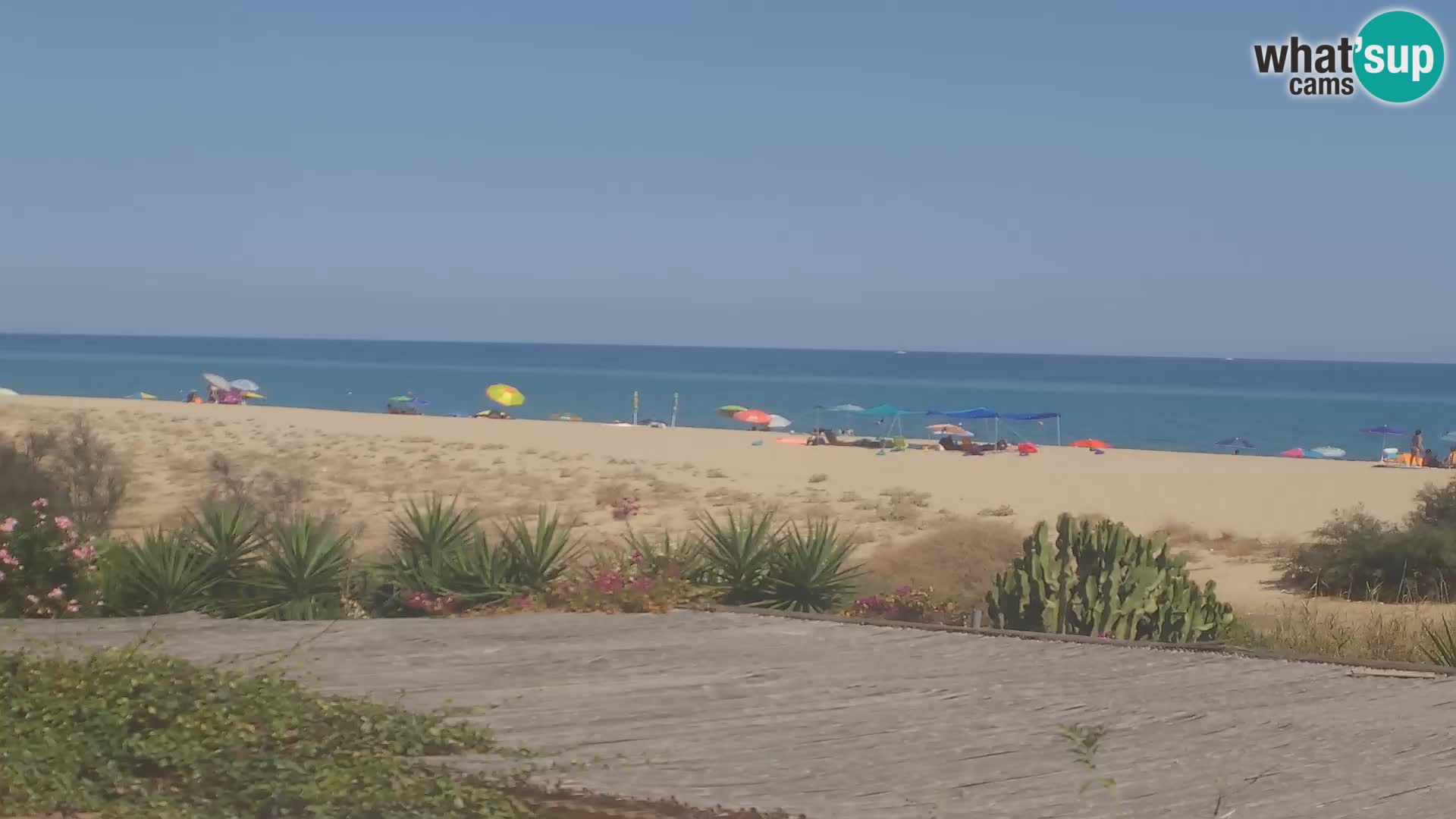 Live Webcam Marina di Orosei – beach in Sardinia – Italy