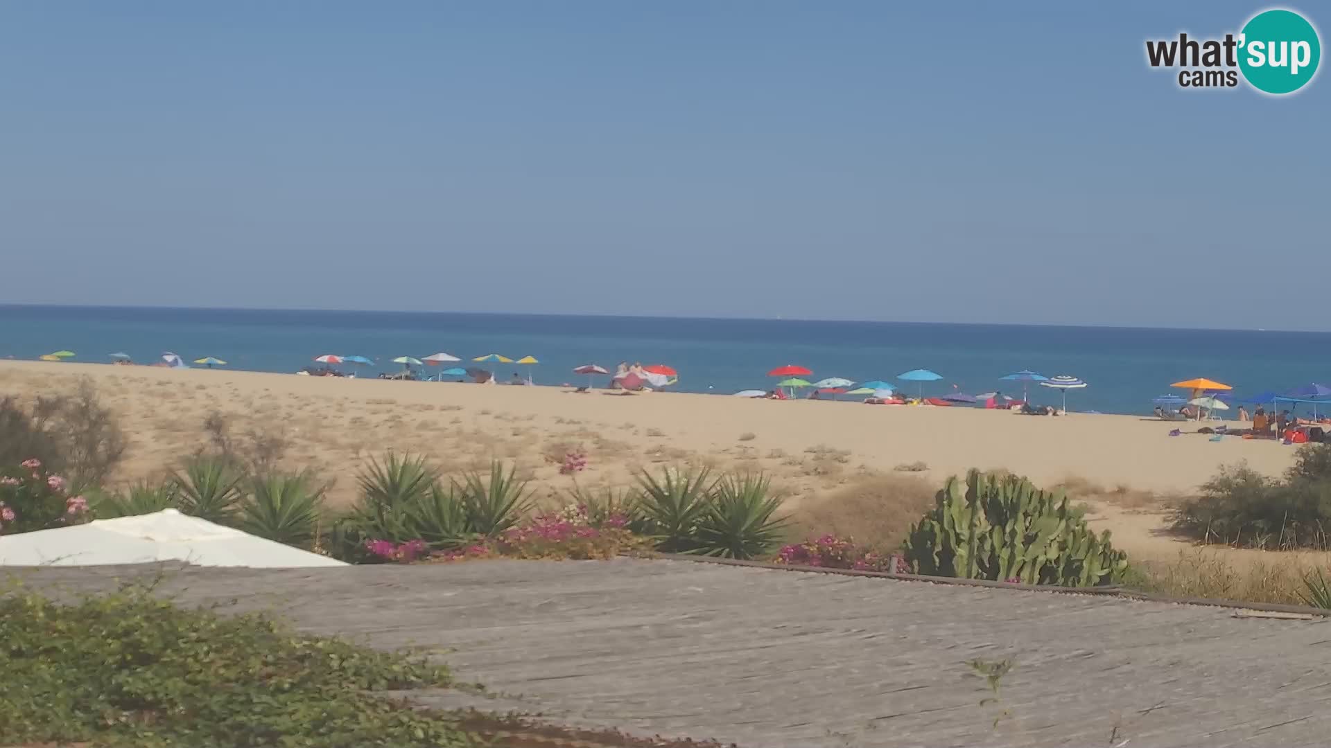 Live Webcam Marina di Orosei – beach in Sardinia – Italy