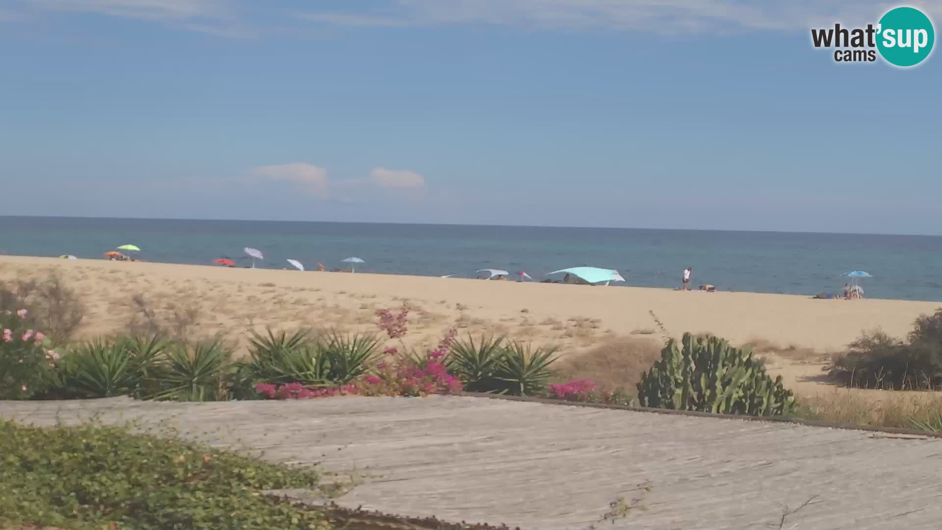 Live Webcam Marina di Orosei – beach in Sardinia – Italy