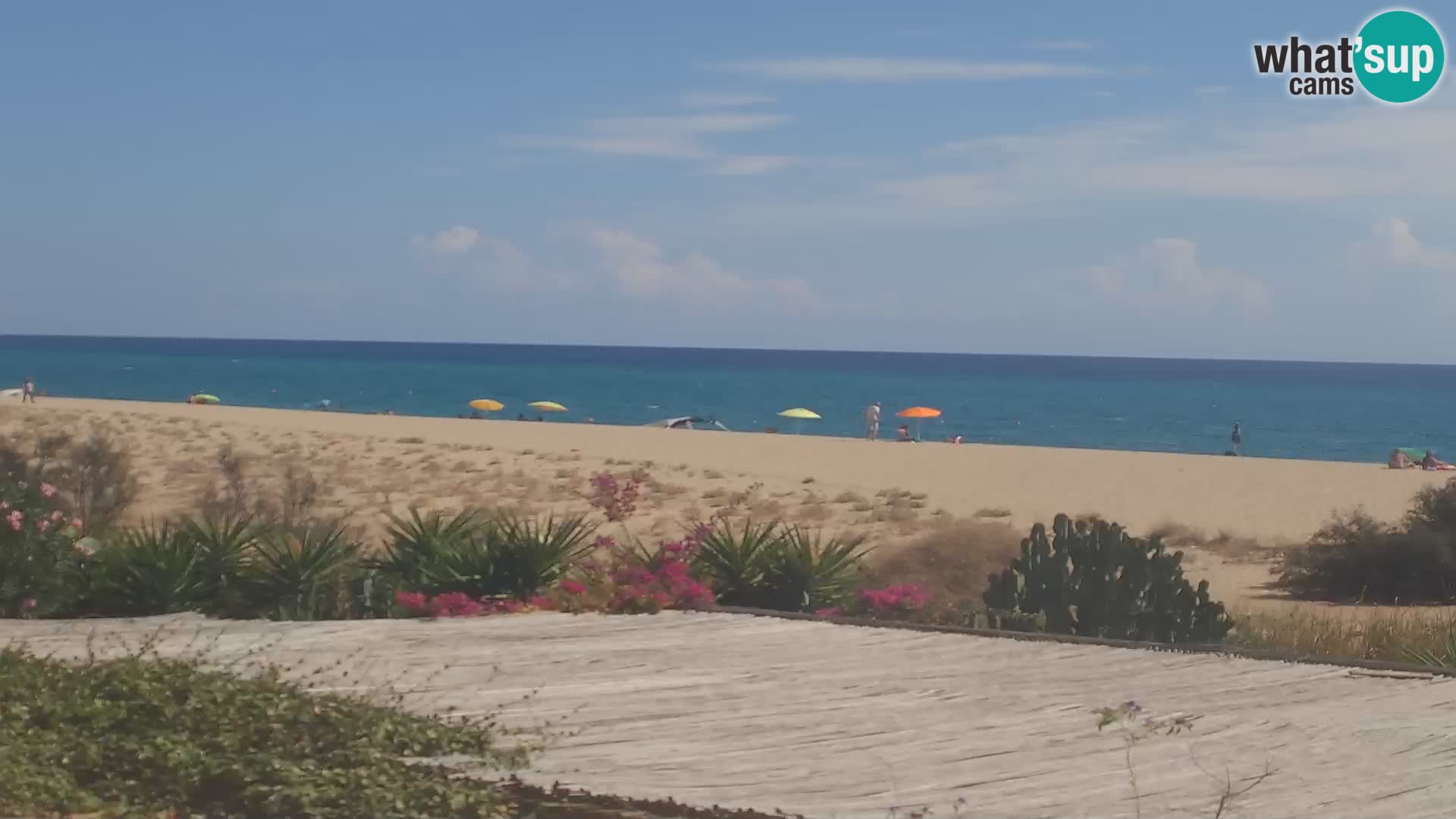 Live Webcam Marina di Orosei – beach in Sardinia – Italy