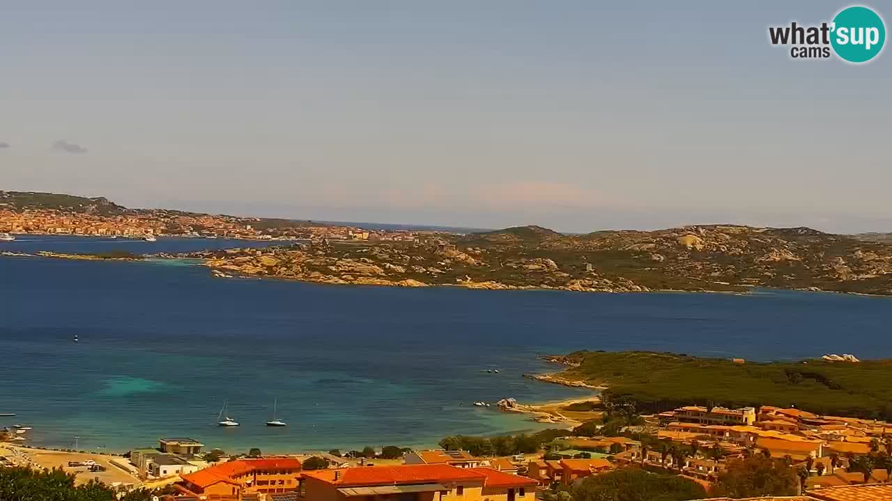 Sardinija u živo web kamera Palau – Panoramski pogled