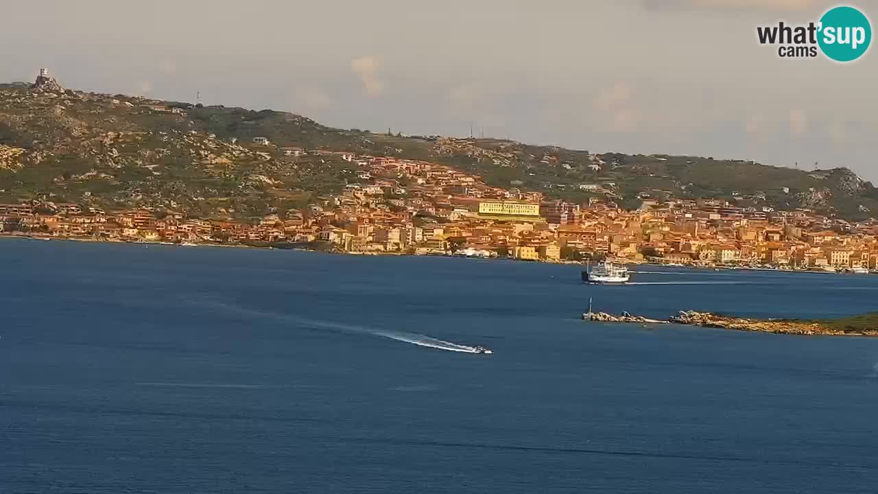 LIVE Sardinia webcam Palau – Panorama impresionante