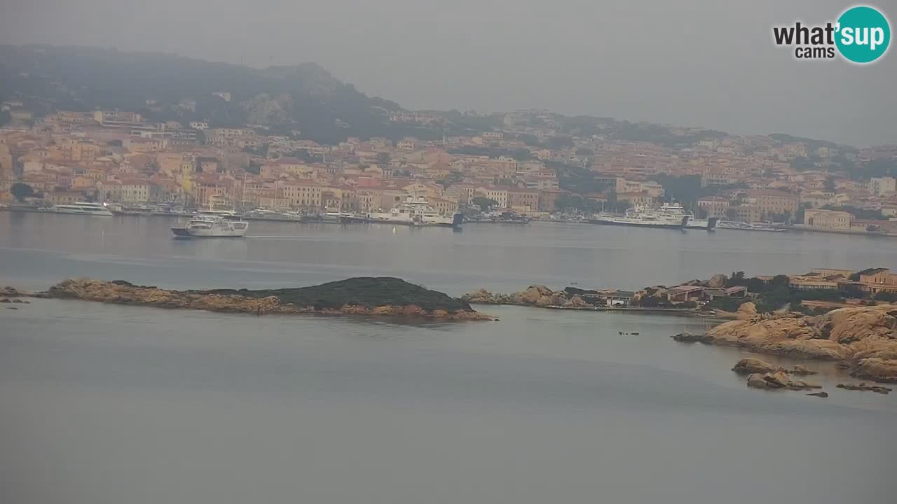 LIVE Sardinia webcam Palau – Panorama impresionante