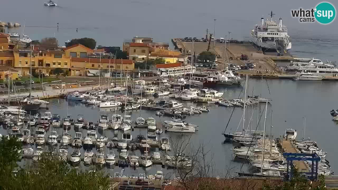 Sardinija u živo web kamera Palau – Panoramski pogled