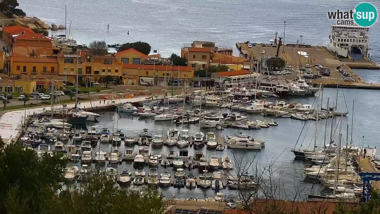 Sardinija v živo spletna kamera Palau – Panoramski pogled