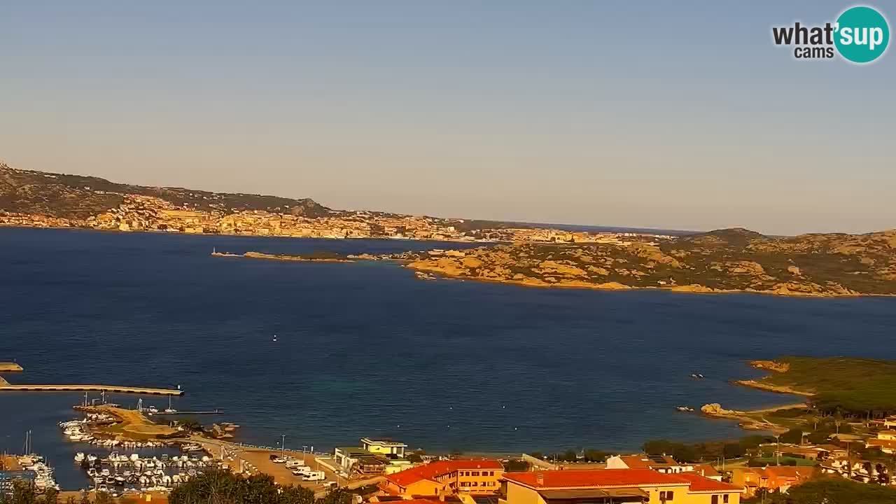 LIVE Sardinien webcam Palau – Panoramablick