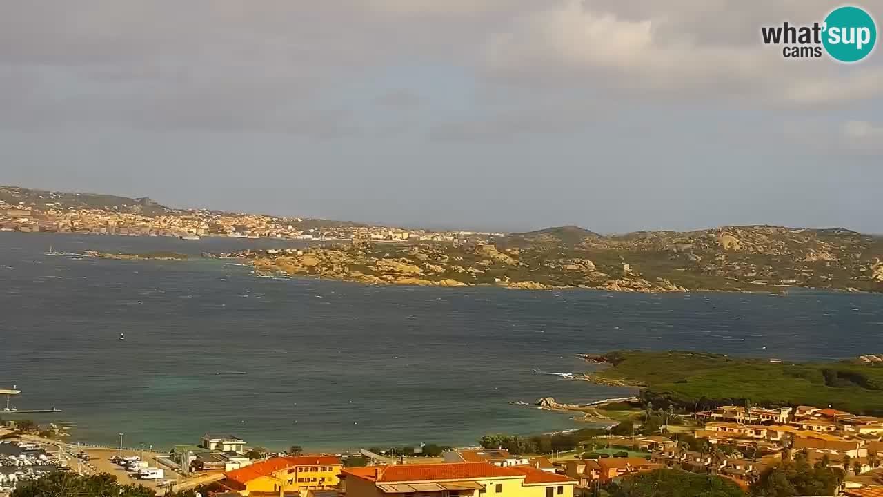 Sardinija v živo spletna kamera Palau – Panoramski pogled