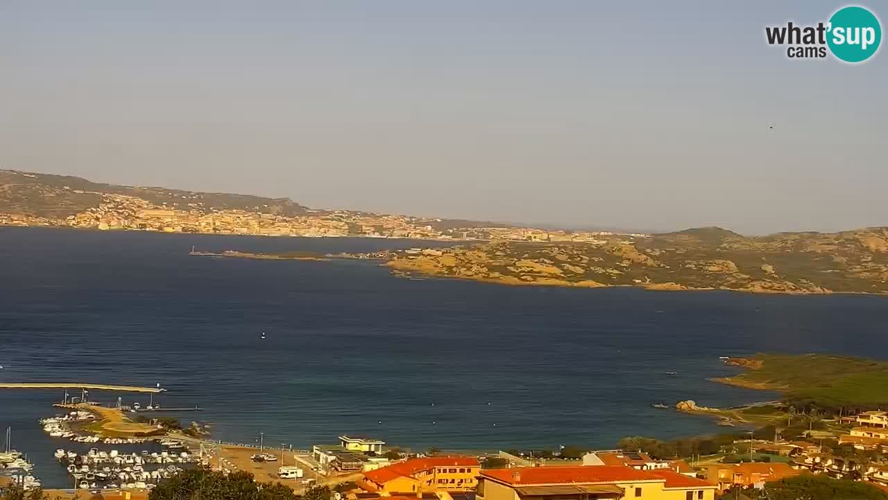 LIVE Sardinien webcam Palau – Panoramablick