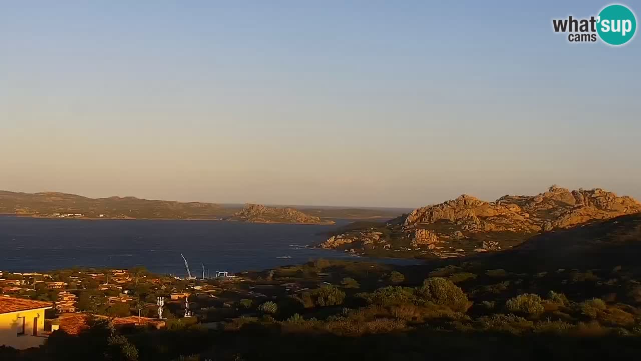 Sardinija v živo spletna kamera Palau – Panoramski pogled