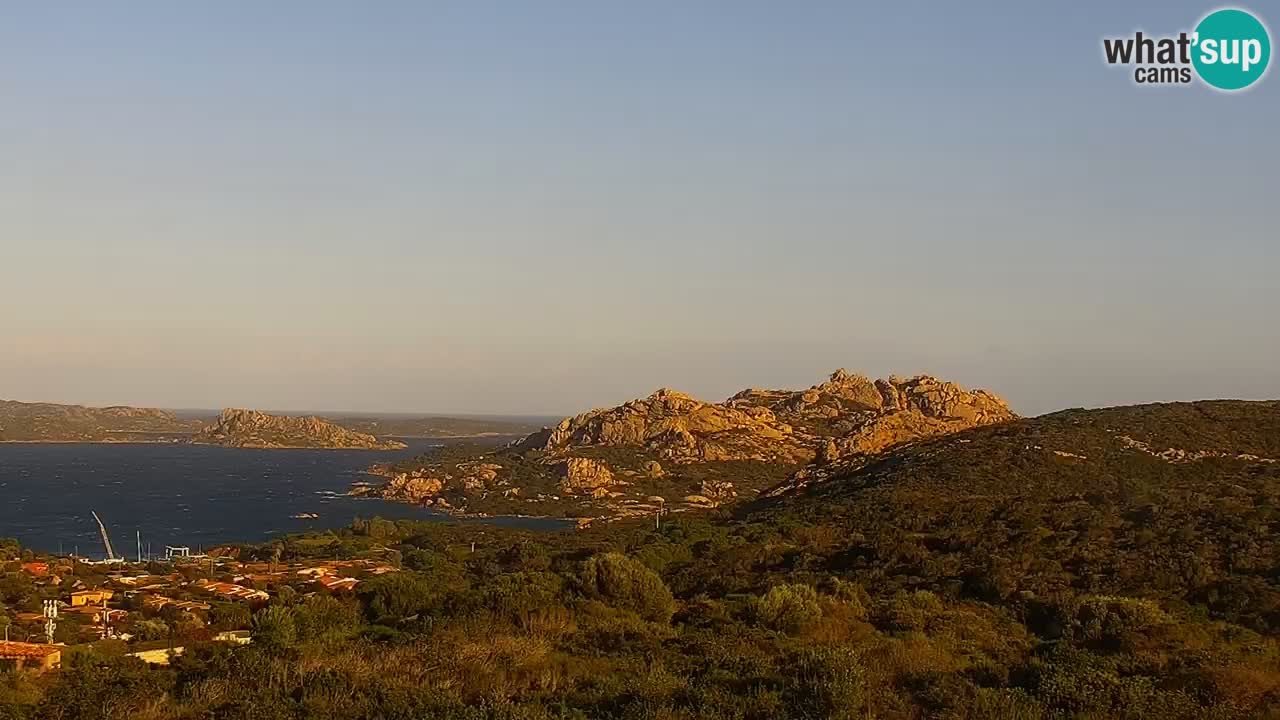 LIVE Sardinia webcam Palau – Panorama impresionante