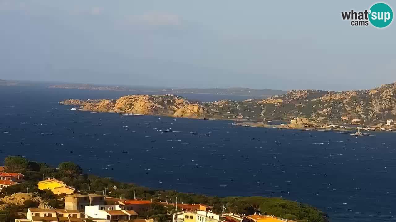 Sardinija v živo spletna kamera Palau – Panoramski pogled