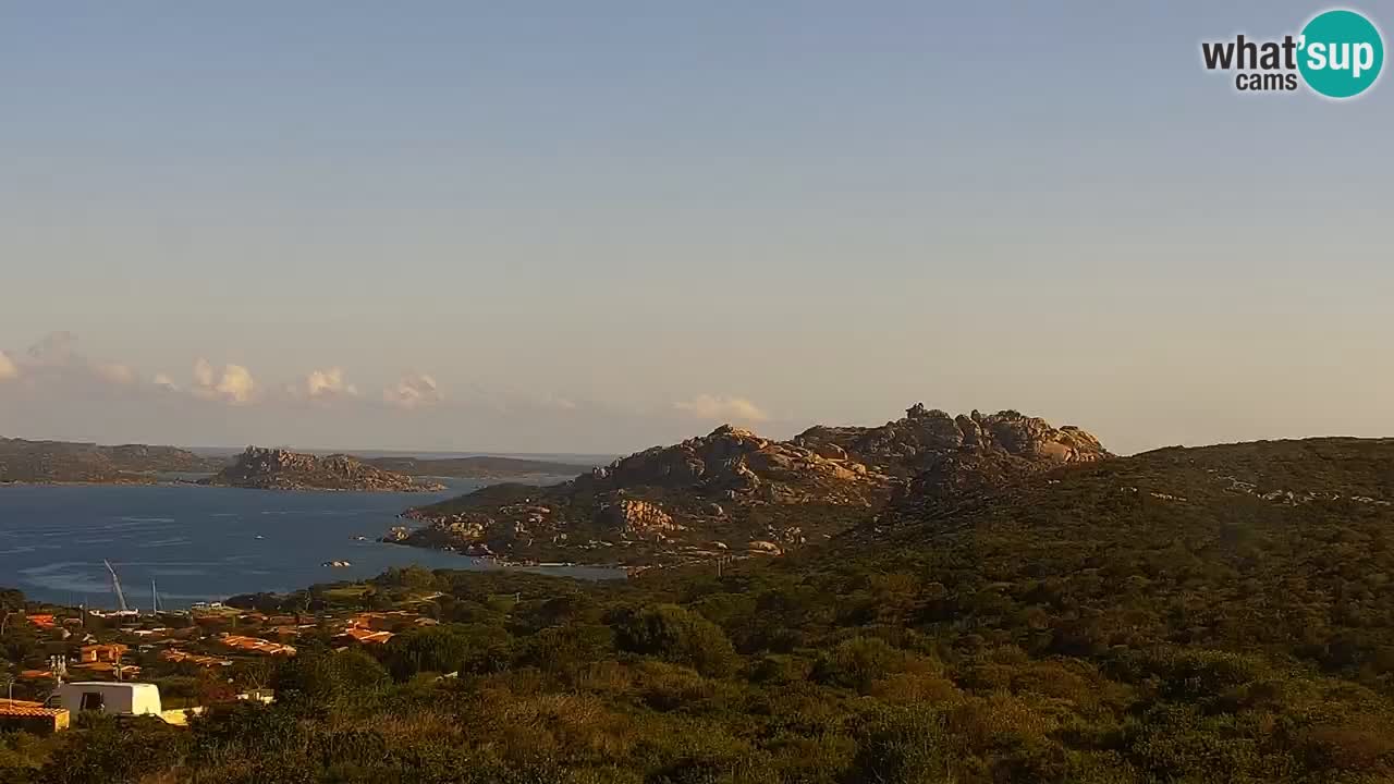 Sardinija v živo spletna kamera Palau – Panoramski pogled