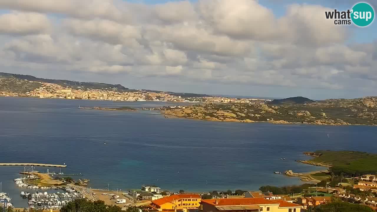 Sardinija v živo spletna kamera Palau – Panoramski pogled