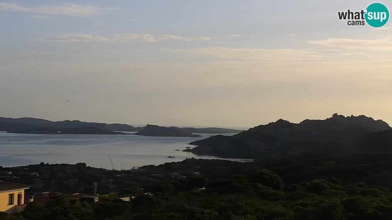 Sardinija v živo spletna kamera Palau – Panoramski pogled