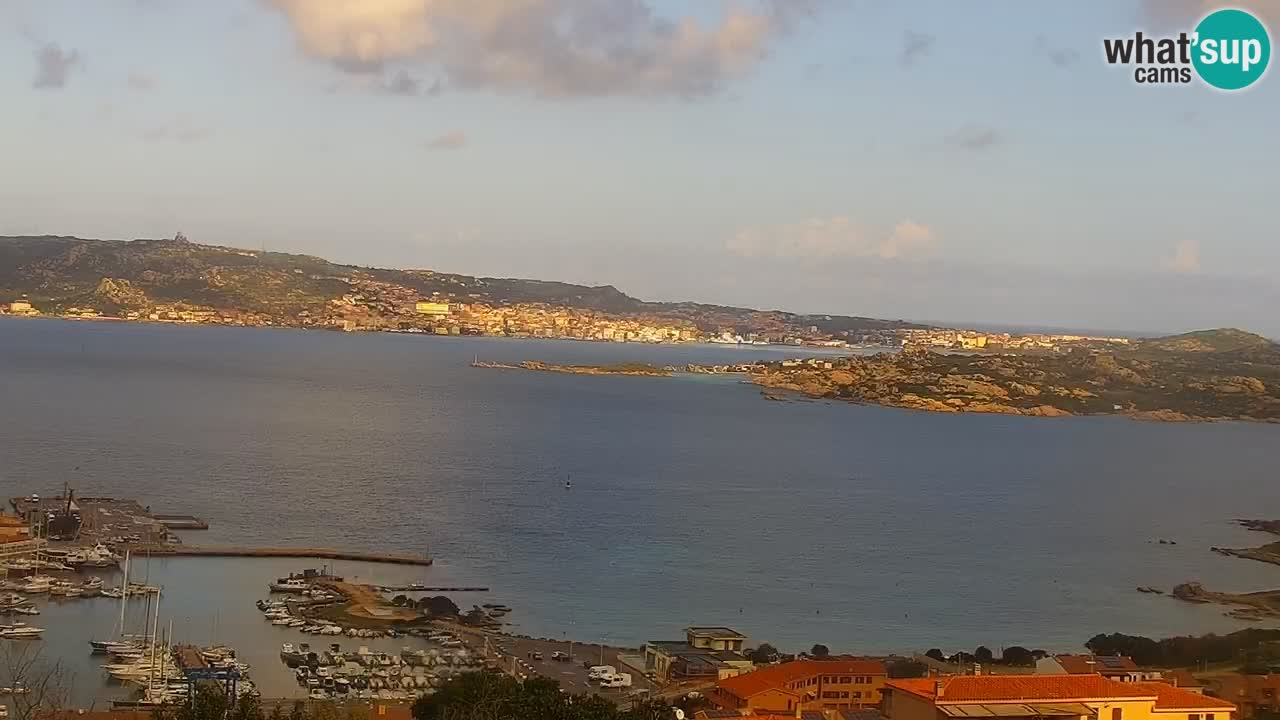 LIVE Sardinien webcam Palau – Panoramablick