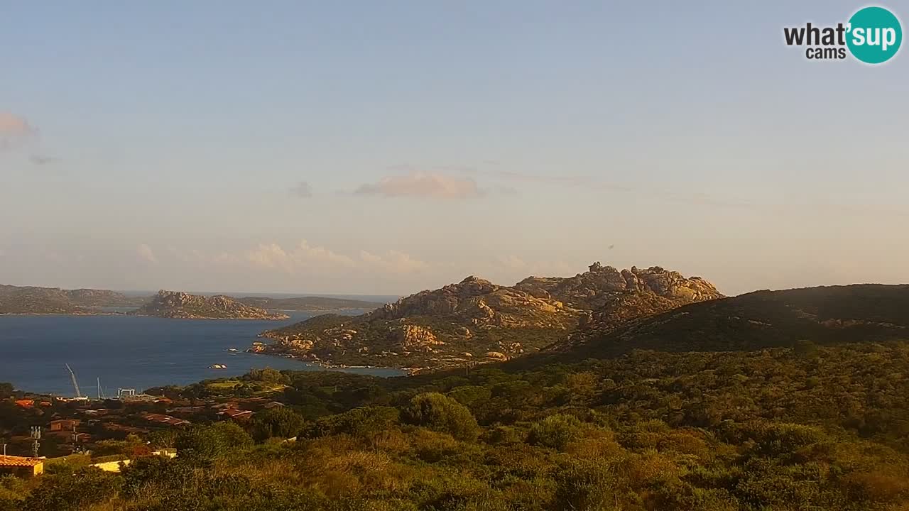 Sardinija v živo spletna kamera Palau – Panoramski pogled