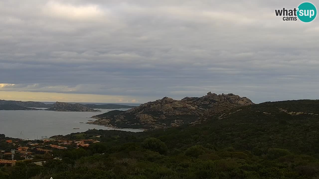 Sardinija v živo spletna kamera Palau – Panoramski pogled