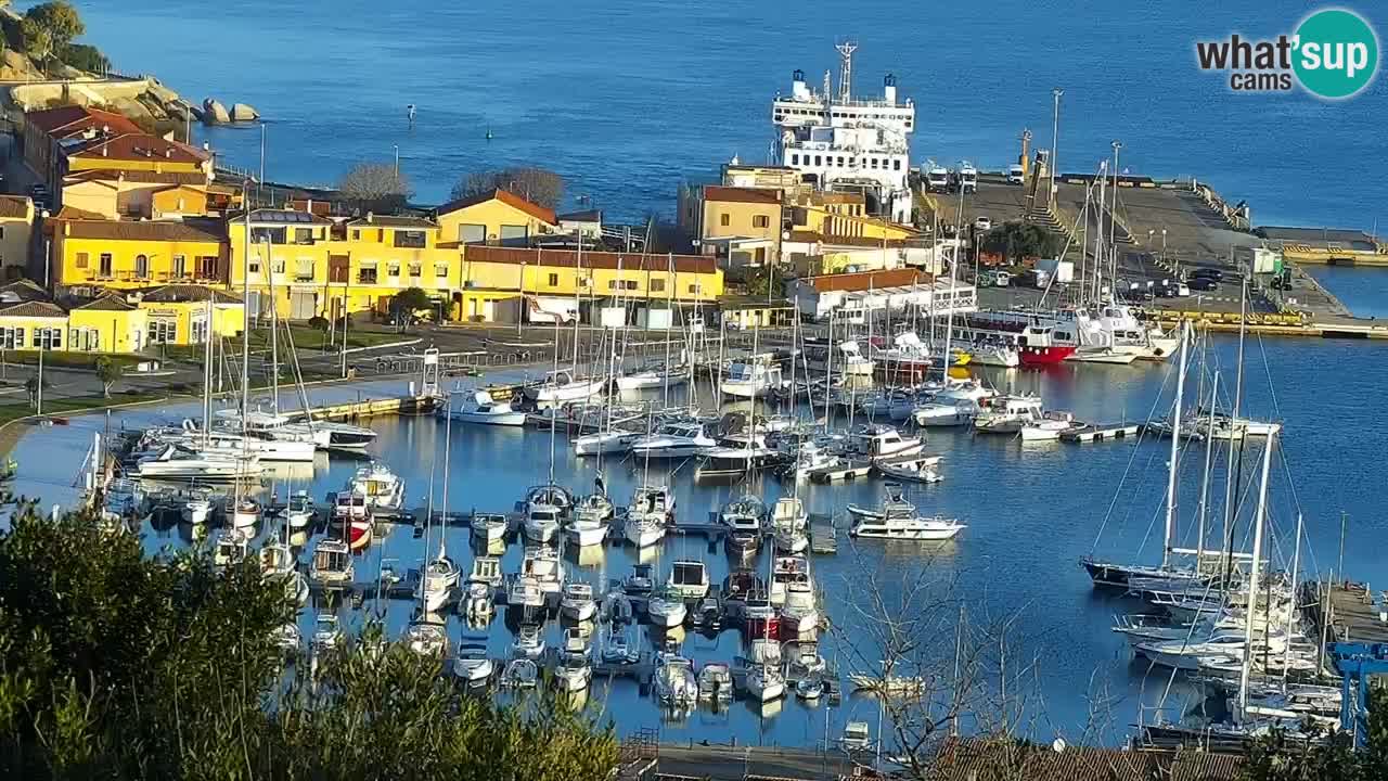 LIVE Sardinia Webcam Palau – Panoramic View