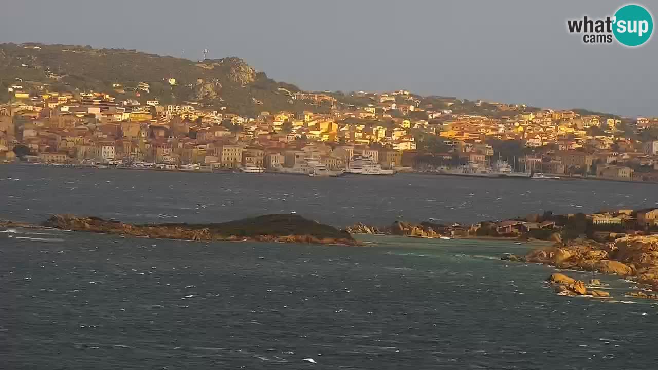 LIVE Sardinien webcam Palau – Panoramablick